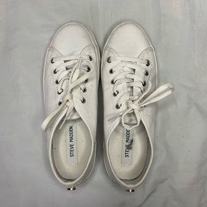 Size 7 Steve Madden Canvas Platform Shoes